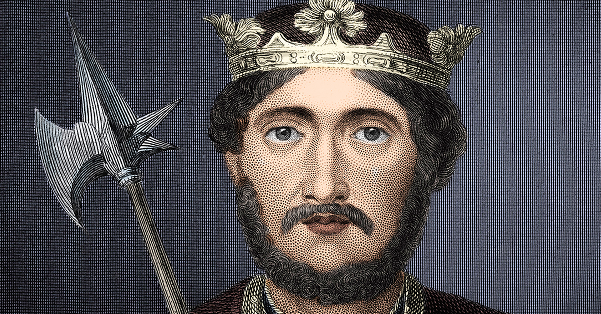 Richard I or Richard the Lionheart, portrait. King of England from 1189 until his death. 8 September 1157 Ð 6 April 1199.