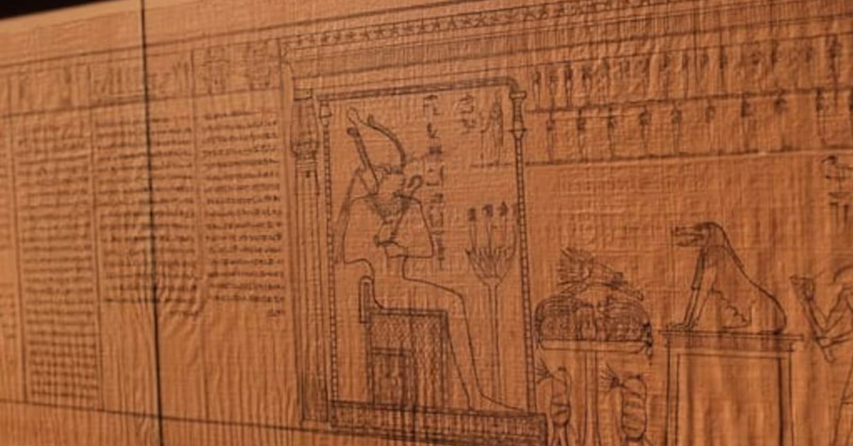 Archaeologists discovered a papyrus that was a nearly complete copy of the Egyptian Book of the Dead.